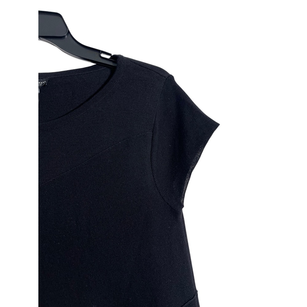 BITTE KAI RAND Copenhagen Asymmetrical Short Sleeve Knit Dress 143-114 - Picture 6 of 10